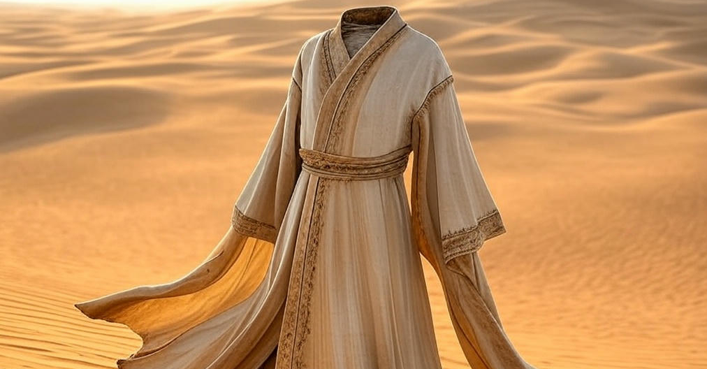 Desert Cloth Robe in the Sunken Sands