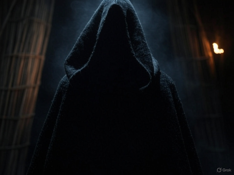 Shadow-Weave Cloak Portrait