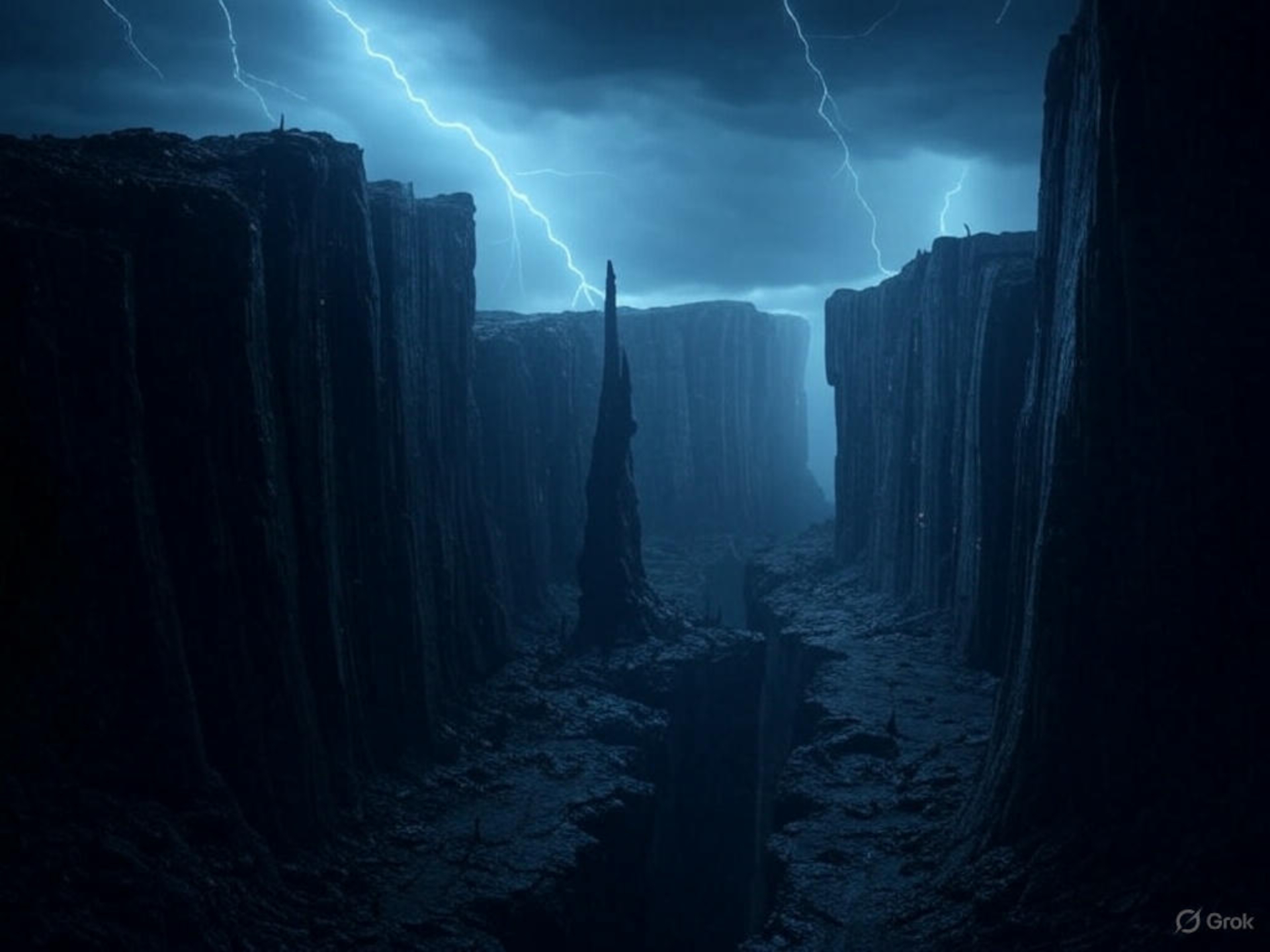 Abyssal Rift under stormy skies