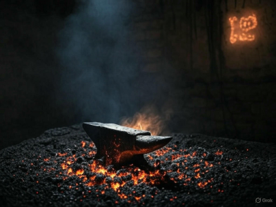 Ancient forge in Cave