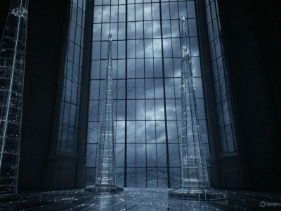 Ancient mirror in Temple