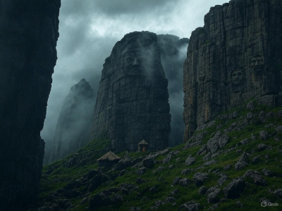 Tribal Enclave cliffs