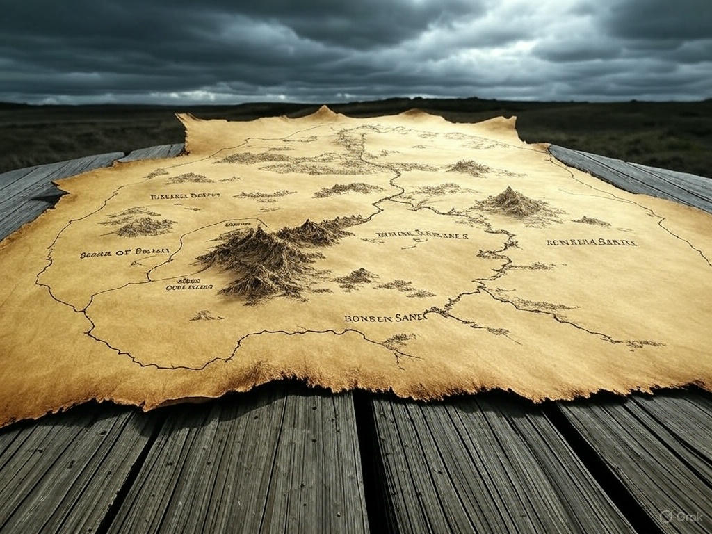 Map of the Valley of the Ancients